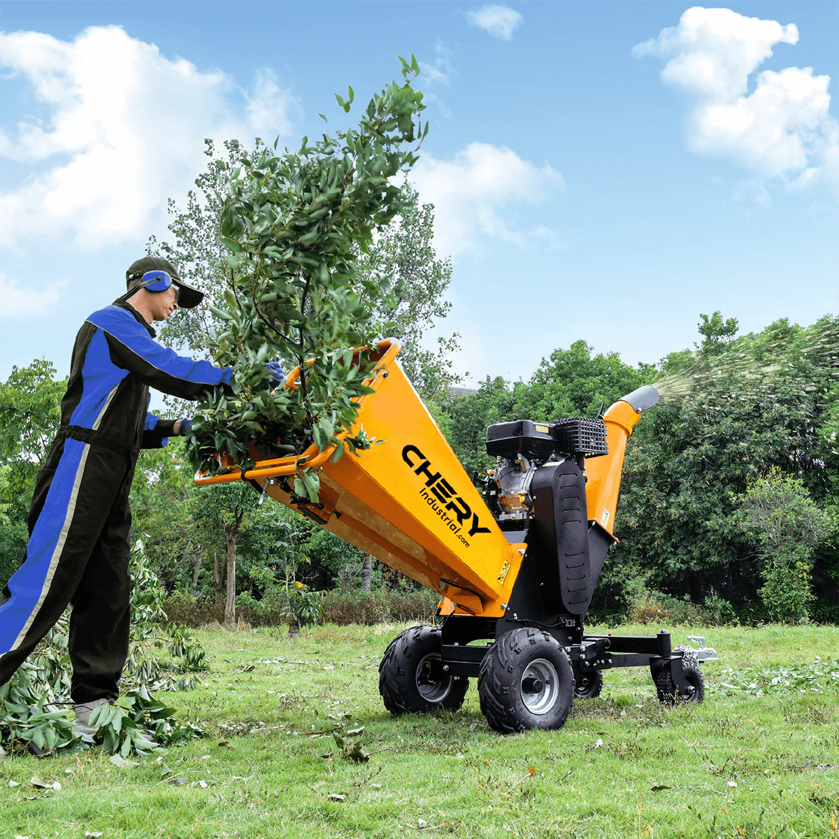 15hp 5" Wood Chipper and Shredder