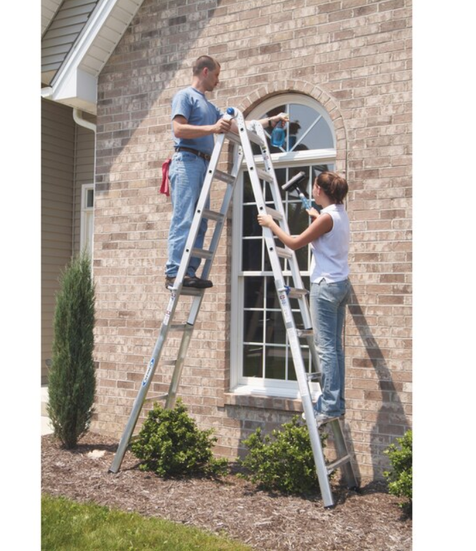 22ft Convertible Ladder - Aluminum