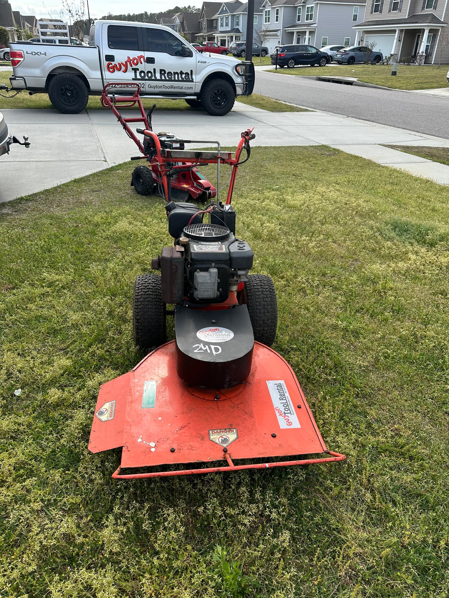 26” Walk Behind Brush Mower