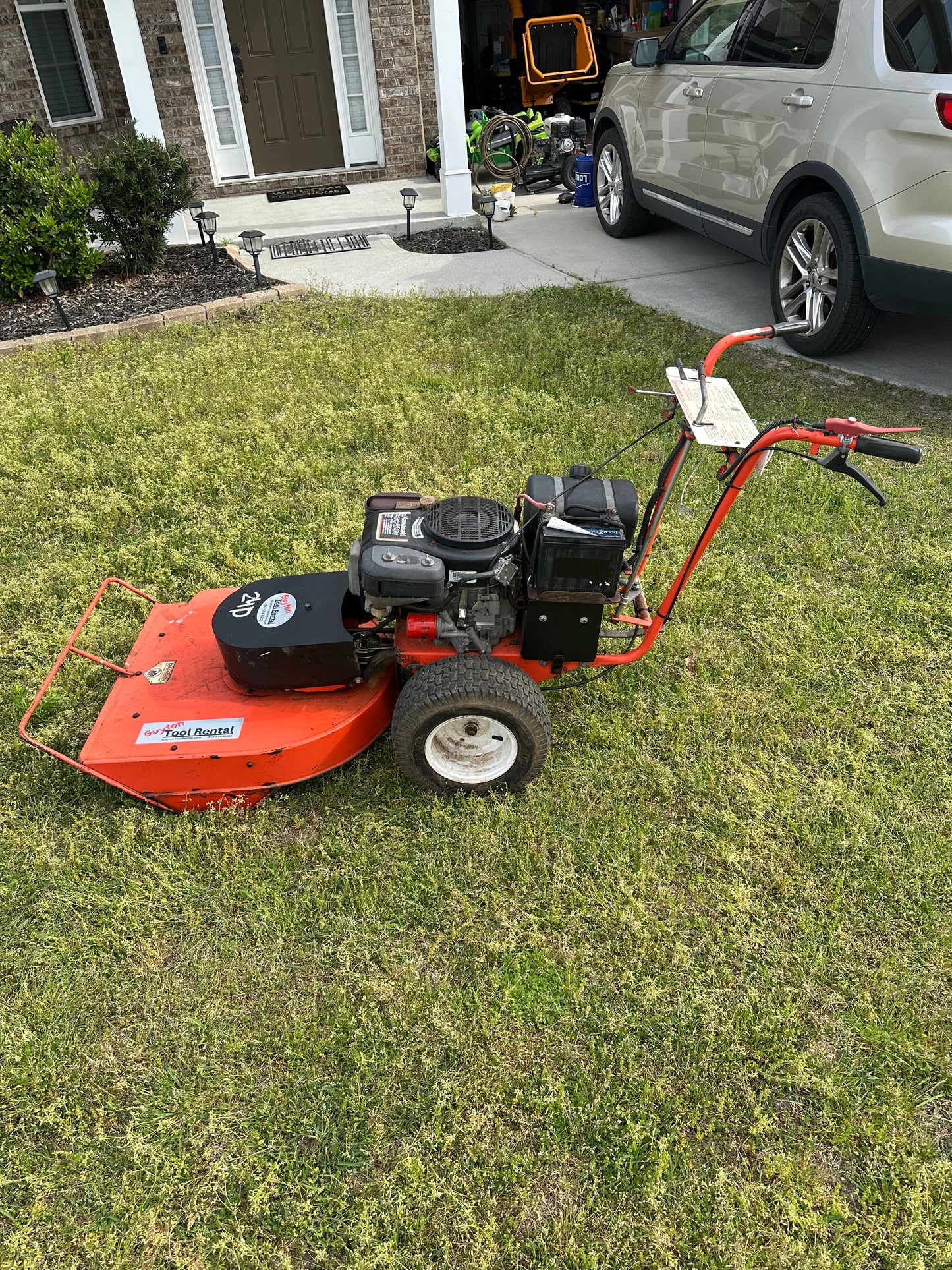26” Walk Behind Brush Mower
