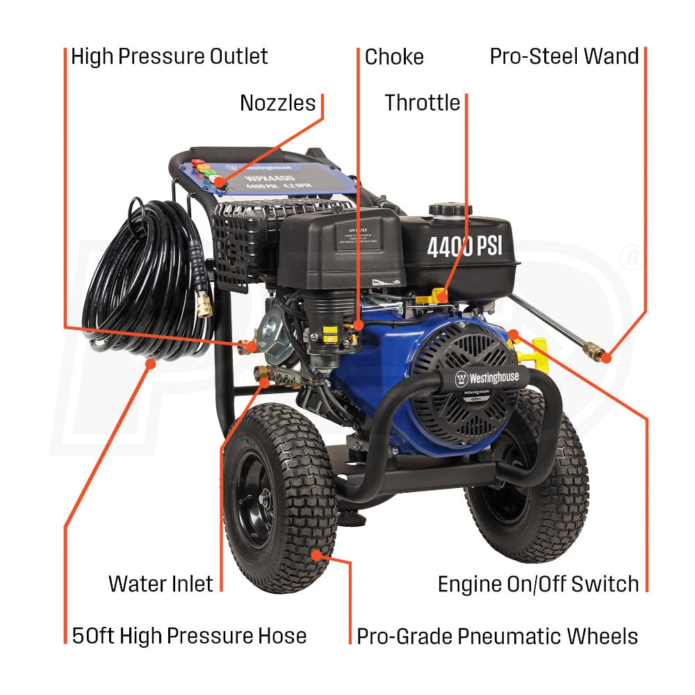4,400 psi Pressure Washer - Gas Powered