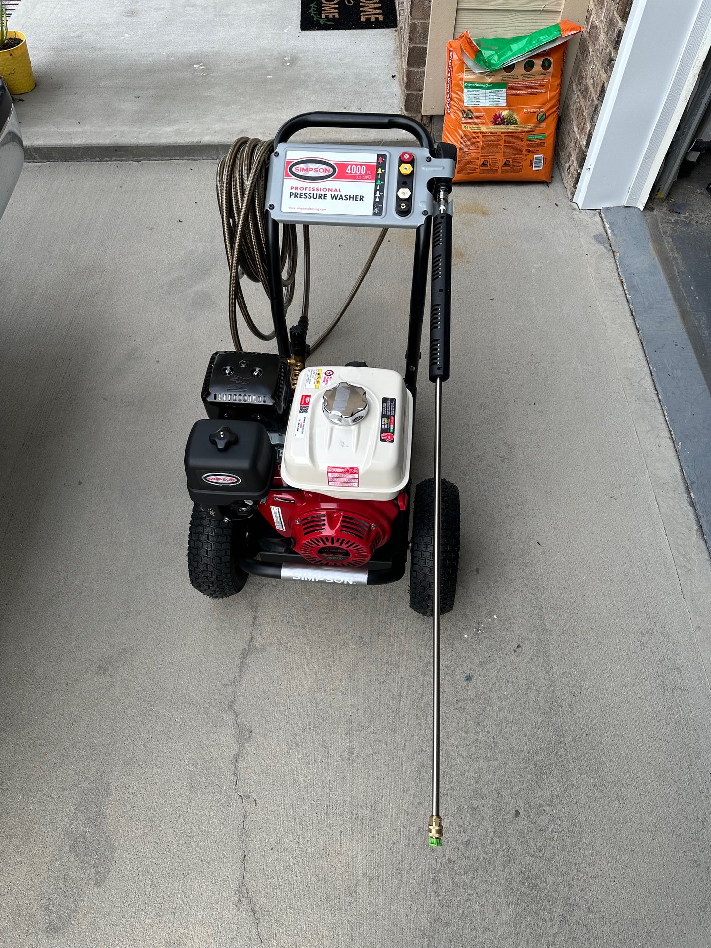 4,000 psi Pressure Washer - Gas Powered