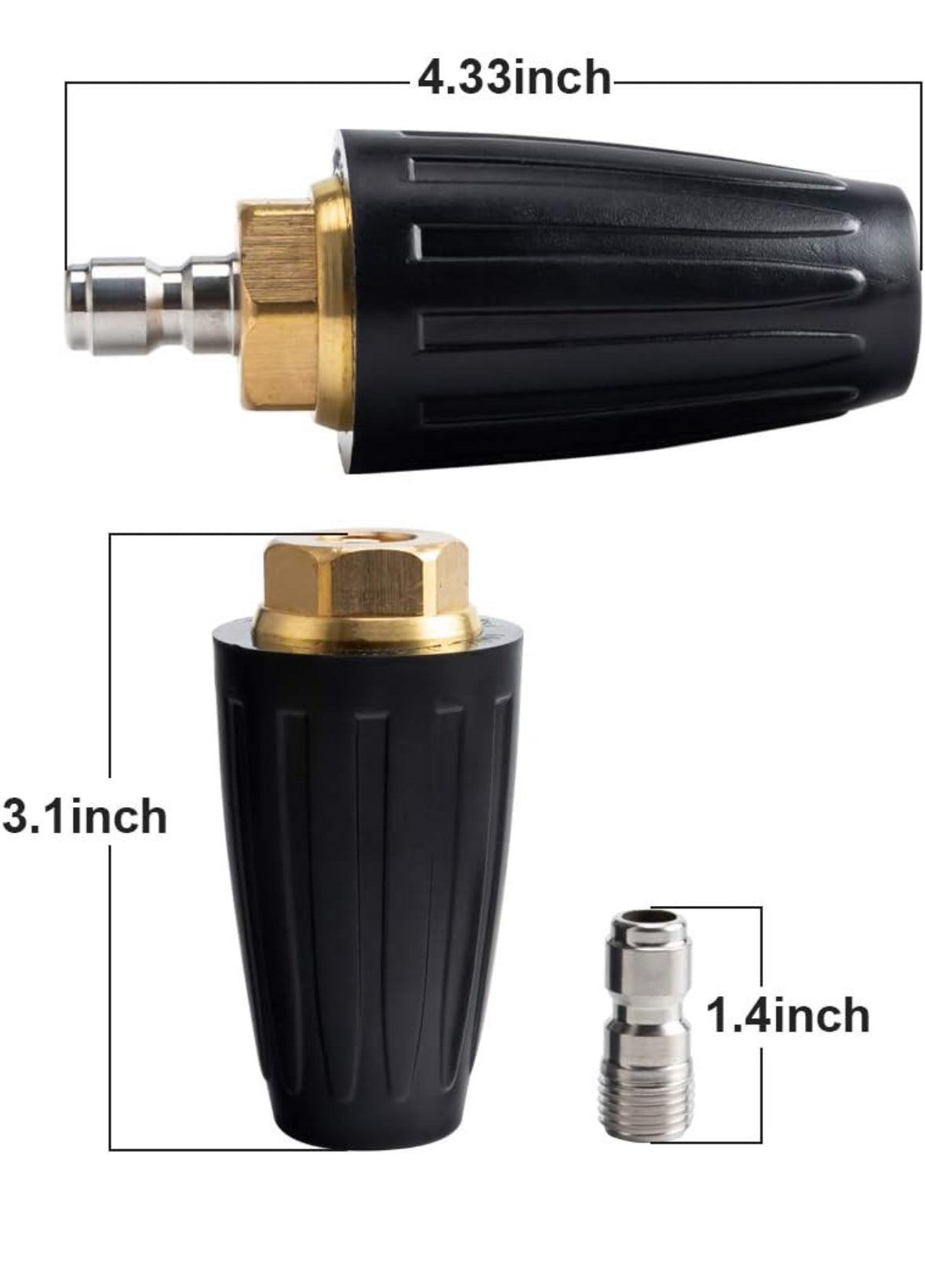 4k PSI Turbo Nozzle Tip