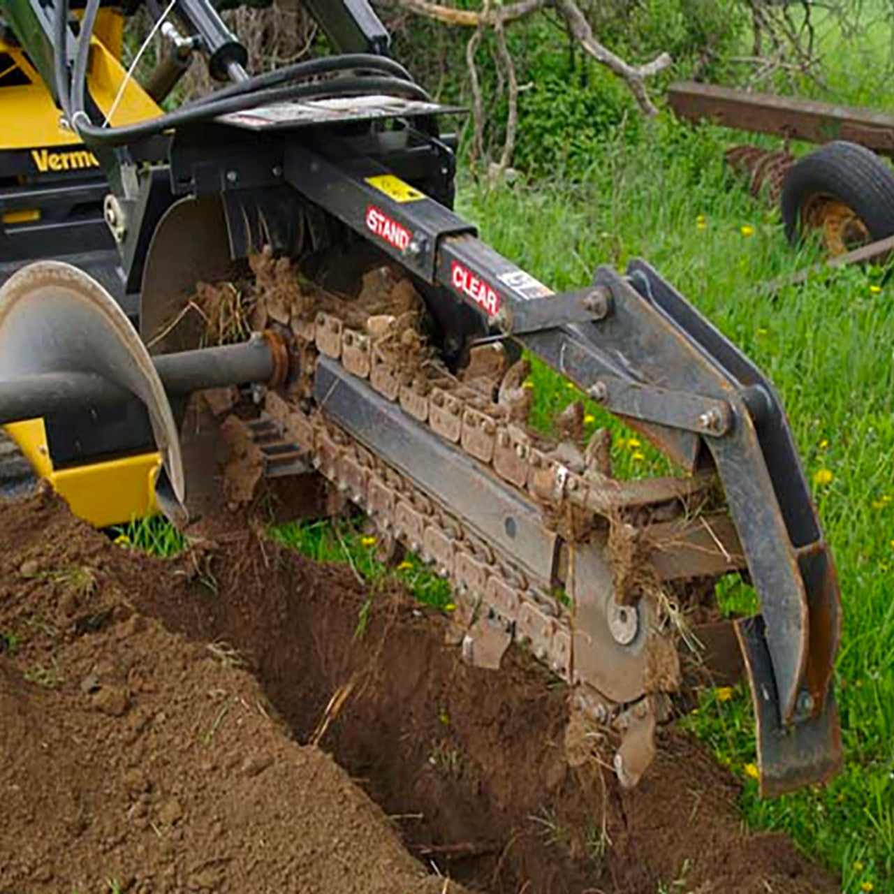 Trencher Attachment - Mini Skid Steer