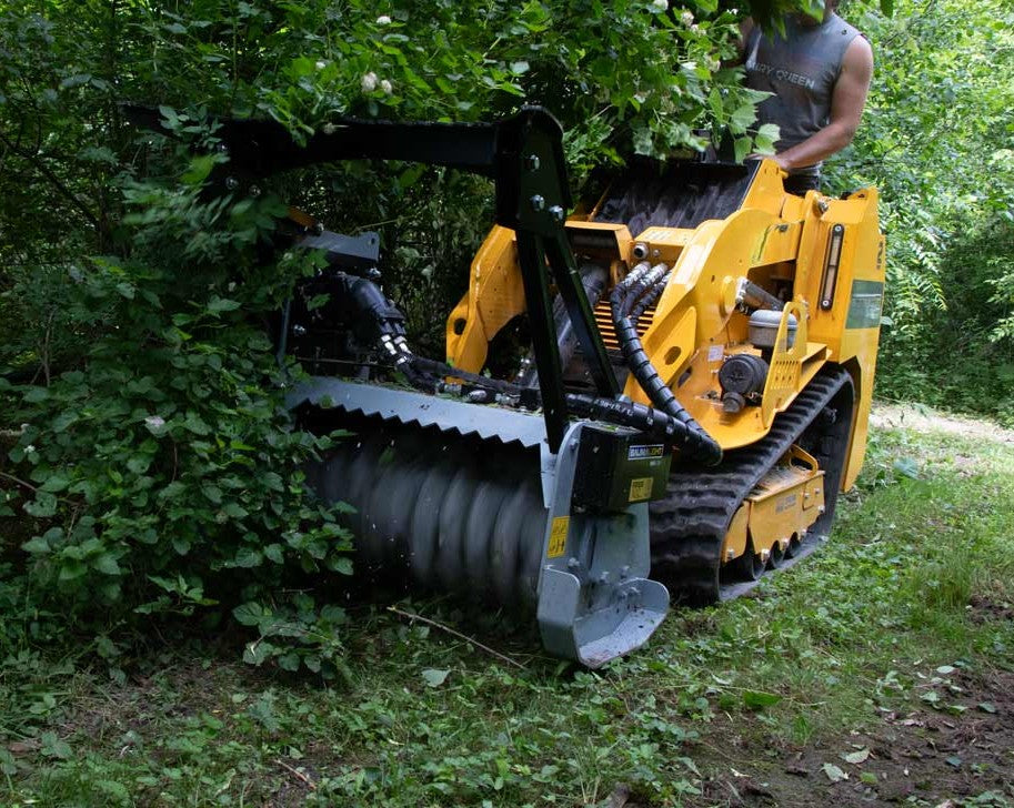 Universal Mini Skid Drum Mulcher Attachment